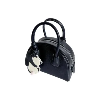 BEMIX PETS Cow Leather Handbag Women's Black