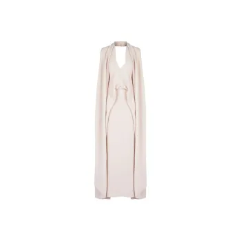 FENDI FW23 Sleeveless Dress Women's Light Pink