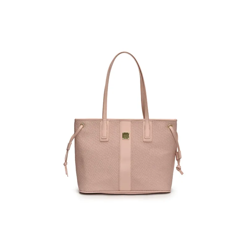 RIVMIND PU Shoulder Bag Women's Black/Blue/Pink/White & Brown/White & Black/White & Khaki-18
