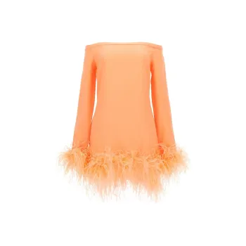 TALLER MARMO Long Sleeved Dress Women's Orange