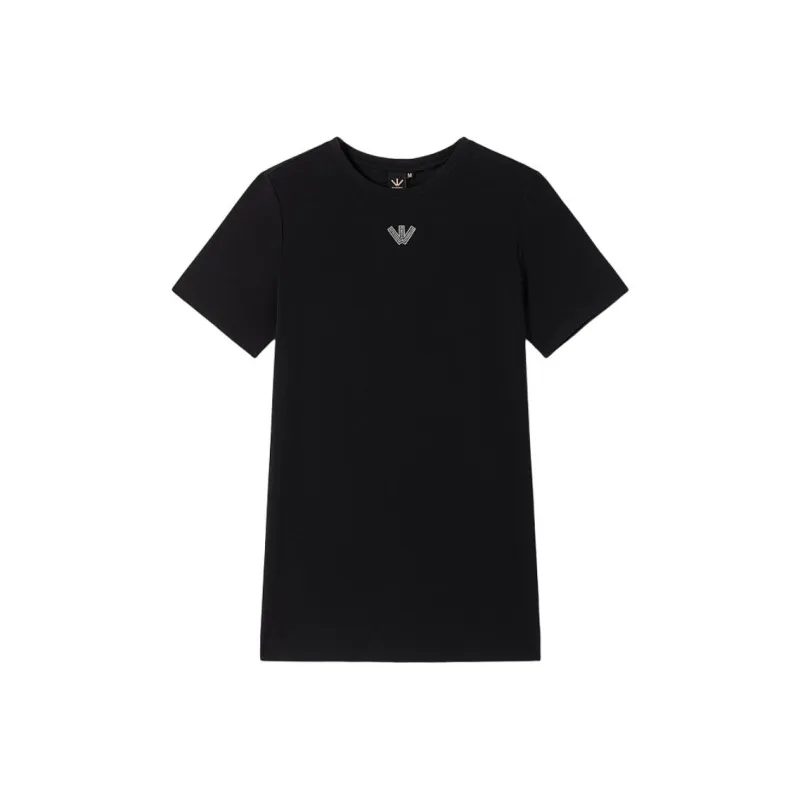 BOY BY BOY Short Sleeved Dresses Women's Black-0