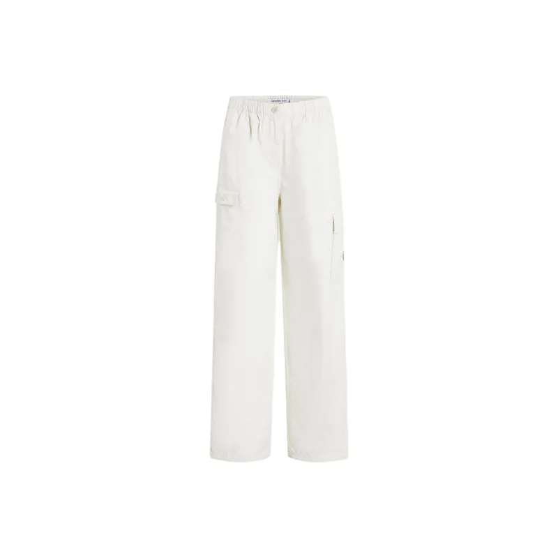 CALVIN KLEIN Cargo Pants Europe Version Women's Ice White-0