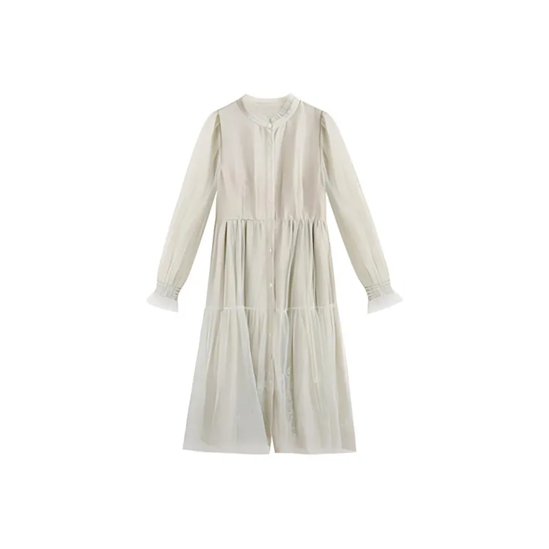 ZIHAN Long Sleeved Dress Women's-3