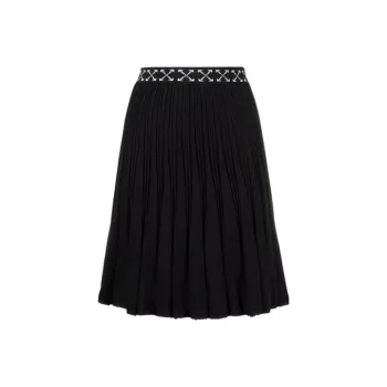 OFF WHITE FW21 Casual Long Skirts Women's Black