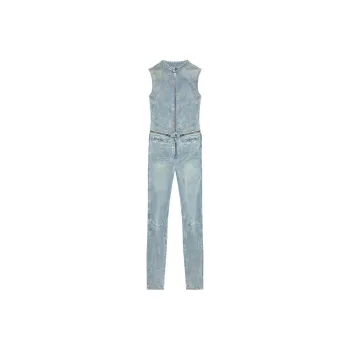 DIESEL SS24 Jumpsuit Women's Light Blue