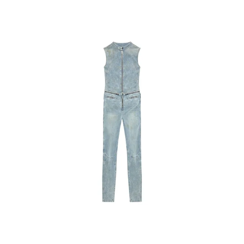 DIESEL SS24 Jumpsuit Women's Light Blue-0