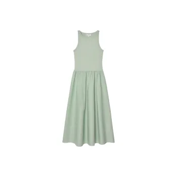 COS Sleeveless Dress Women's Gray Green