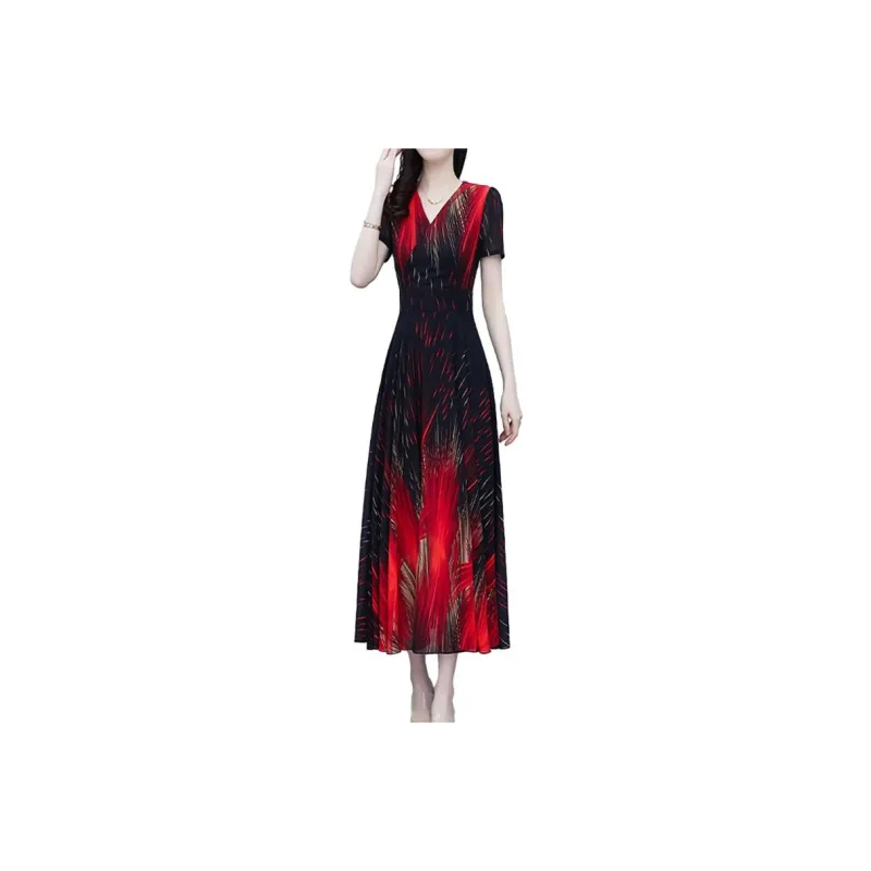 Mapping Short Sleeved Dresses Women's-0