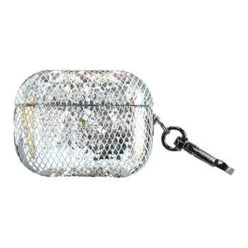 Baohuguang Compatibility Apple AirPods 1/2/3/4/Pro/Pro 2 PC Fashion Minimalist Style Snakeskin Print Headphone Cases