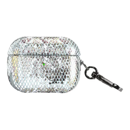 Baohuguang Compatibility Apple AirPods 1/2/3/4/Pro/Pro 2 PC Fashion Minimalist Style Snakeskin Print Headphone Cases