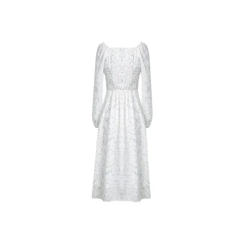 MeetMetro Long Sleeved Dresses Women's Print
