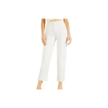 GUESS High-Rise Straight Jeans Jeans Women's White