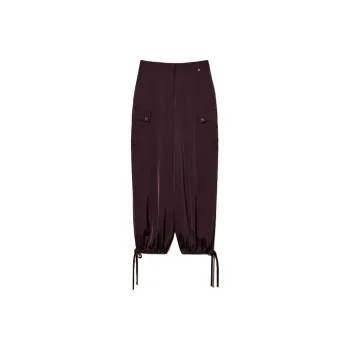 Twinset Satin Cargo Trousers