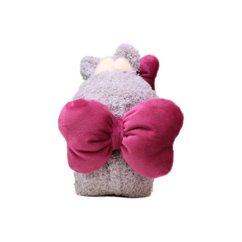 [Modified Doll] POP MART Labubu THE MONSTERS Heartbeat Macaron Collection, Chinchillas Bowknot, Cute Hang Tag Box 15cm-9