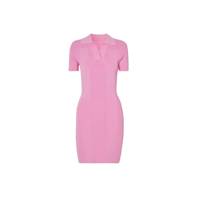Jacquemus Short Sleeved Dress Women's Pink-0
