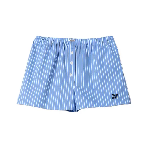 MIU MIU Casual Shorts Women's Sapphire Blue
