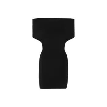Jacquemus La Robe Cubista Off Shoulder Dress