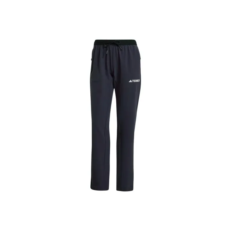 Adidas Terrex Liteflex Hiking Knitted Sports Pants Women's Aurora Black-0