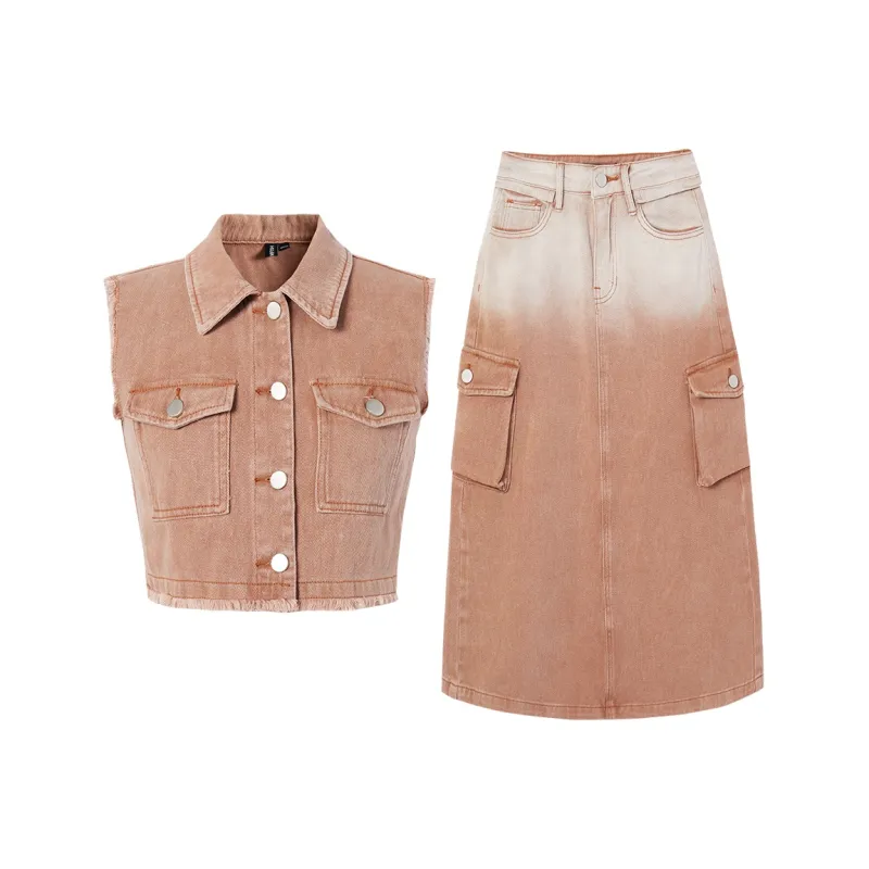 LA CRAWFISH Two Piece Skirt Sets Women's-2