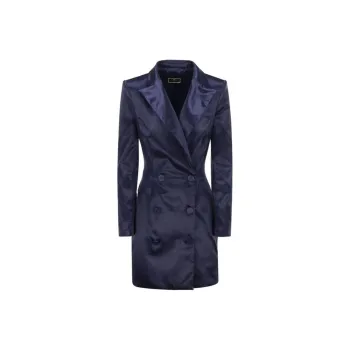 Elisabetta Franchi Long Sleeved Dress Women's Blue