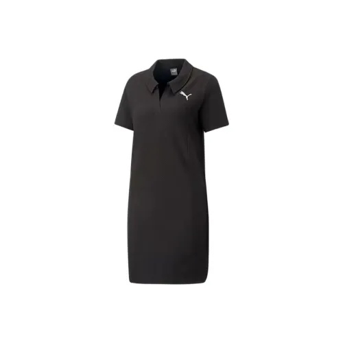 PUMA Short-Sleeved Dresses Women's Black