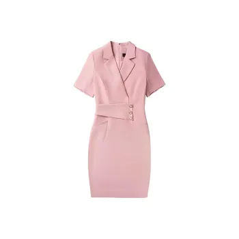 ONE SHALLOW Long Sleeved Dresses Women's Pink