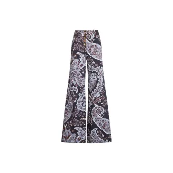 ETRO Paisley Printed Flared Jeans