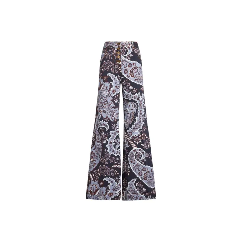 ETRO Paisley Printed Flared Jeans-0