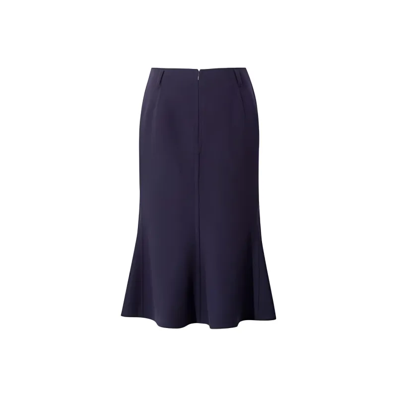UNIQLO Casual Long Skirts Women's Dark Blue-0