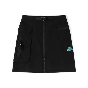 Kappa Virtual Joy Mirror Casual Short Skirts Women's Black