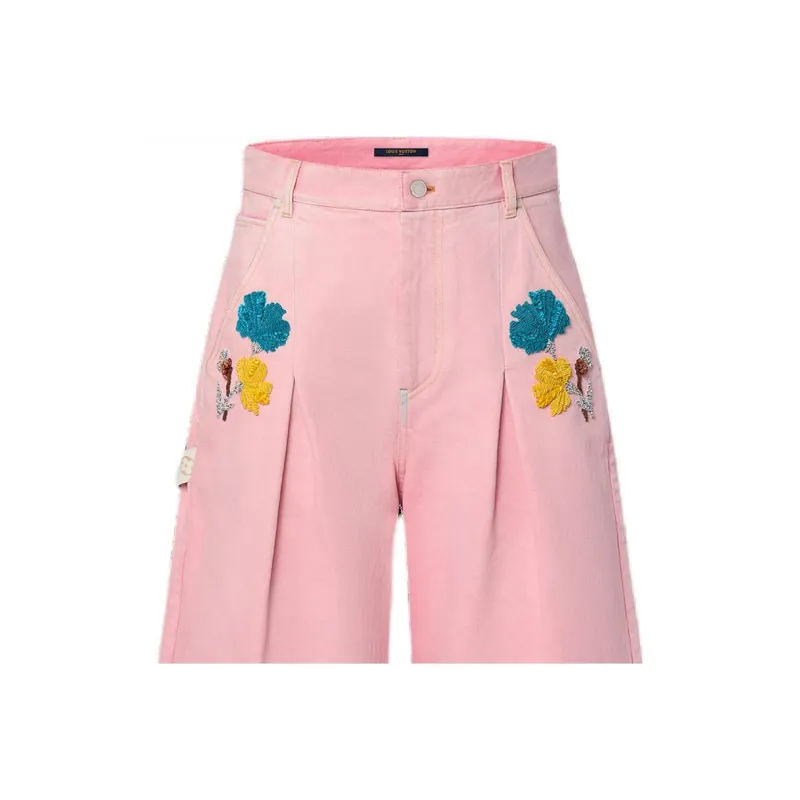 LOUIS VUITTON Casual Shorts Women's Pink-3