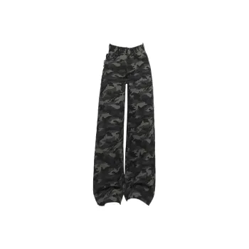 YINLEI Jeans Women's Camouflage