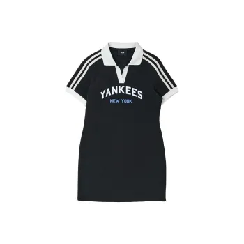 MLB New York Yankees Short Sleeved Dresses Women's Black
