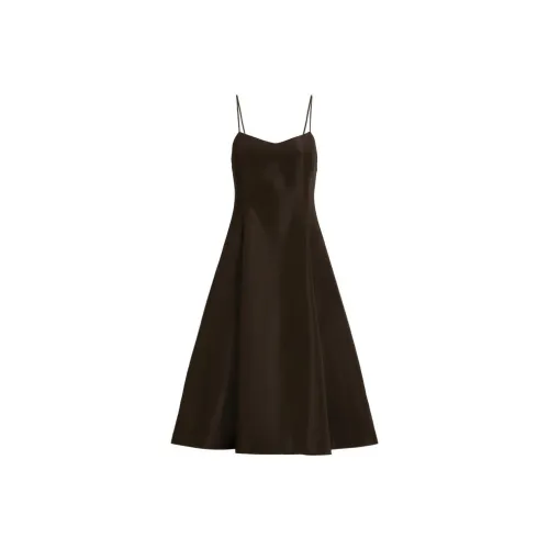 Polo Ralph Lauren FW23 Slip Dresses Women's Brown
