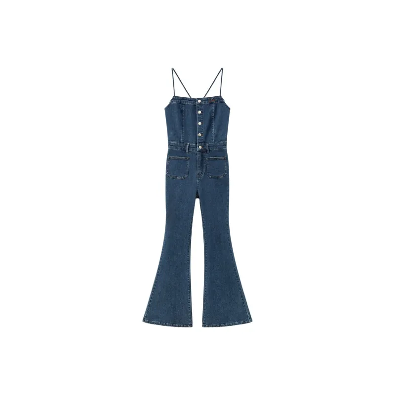 CHUU Jeans Women's Dark Denim Blue-0