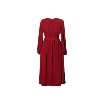 ROEYSHOUSE Long Sleeved Dresses Women's Red