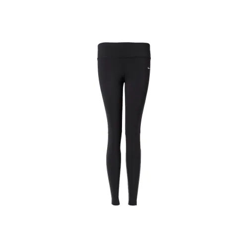 Nike Dri Fit EPIC RUN LUX TIGHT Knitted Sports Pants Women's Black/Gray