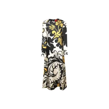 La DOUBLEJ. Graphic print Silk Midi Dress