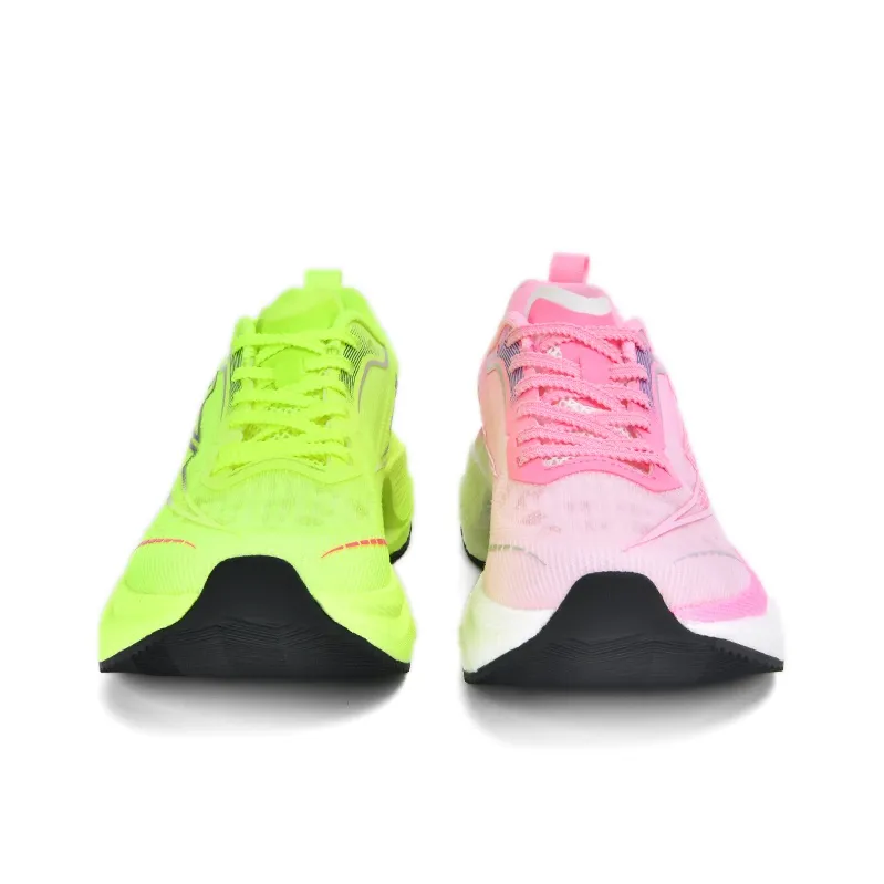 KZANSI Low Top Running Shoes Unisex Pink Green-3