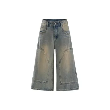 Wen Shan Denim Shorts Women's Nostalgic Blue