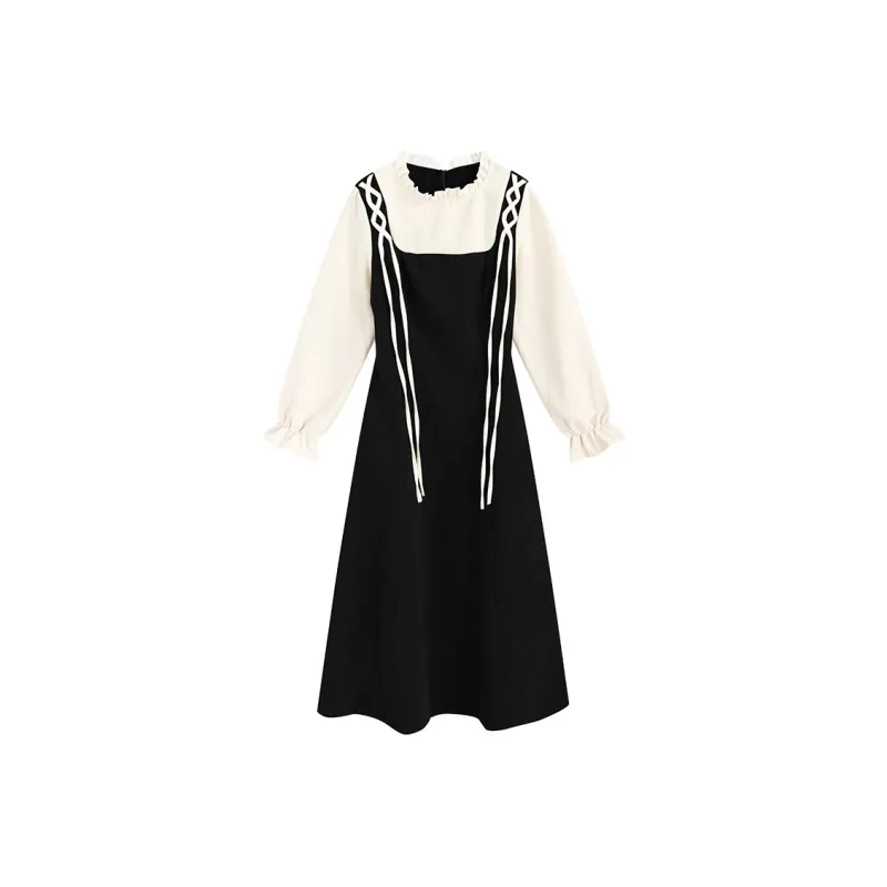 PZGE Long Sleeved Dresses Women's-2