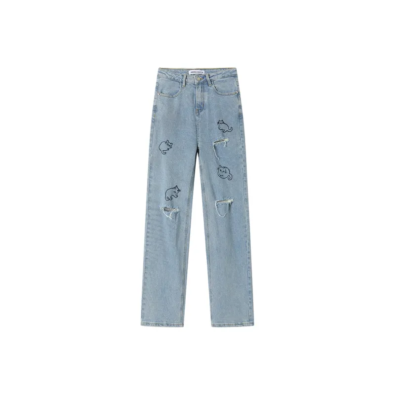 ANDREA MARTIN Jeans Women's Blue-0