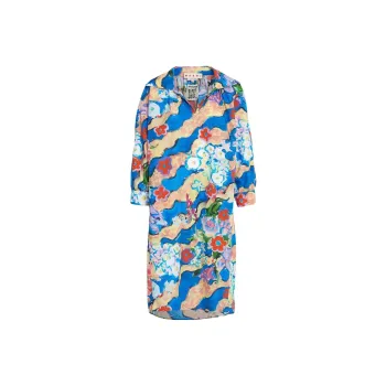 MARNI Printed Poplin Dress
