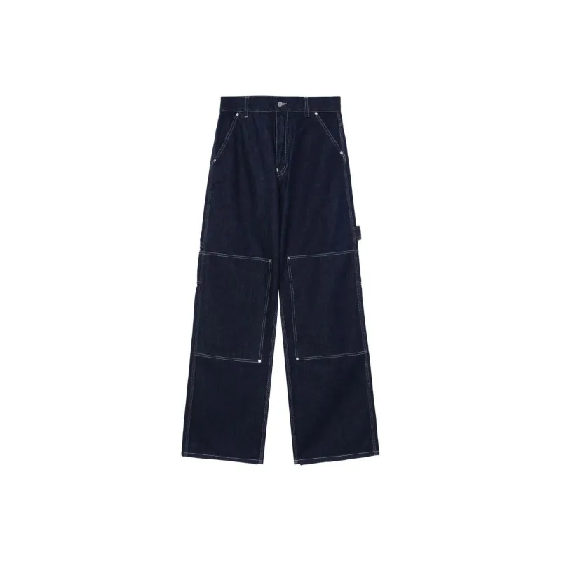 Stella McCartney Logo Detailed Wide Leg Jeans-0