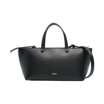Logo Printed Top Handle Bag