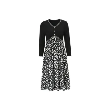 CYANINE SEA Long-Sleeved Dresses Women's Multicolor