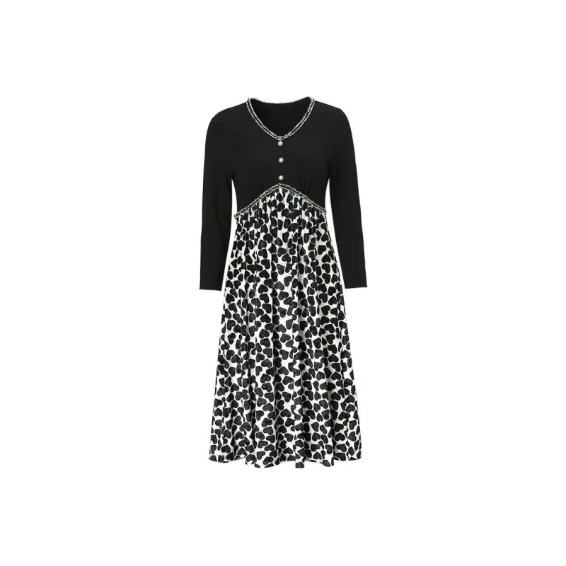 CYANINE SEA Long-Sleeved Dresses Women's Multicolor-0