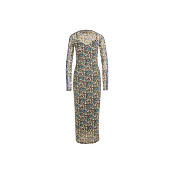Adidas Originals X Liberty London Mesh Maxi Dress