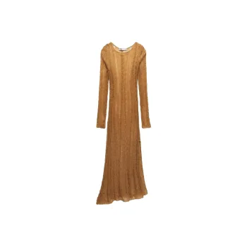 ZARA Long-Sleeved Dresses Women's Cigar Gray