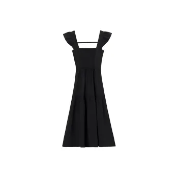 AHDO Short Sleeved Dress Women's Black